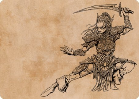 Lae'zel, Vlaakith's Champion Art Card [Commander Legends: Battle for Baldur's Gate Art Series] | Gam3 Escape