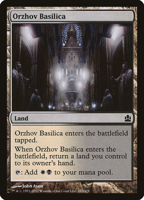 Orzhov Basilica [Commander 2011] | Gam3 Escape