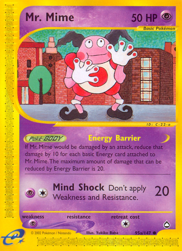 Mr. Mime (95a/147) [Aquapolis] | Gam3 Escape