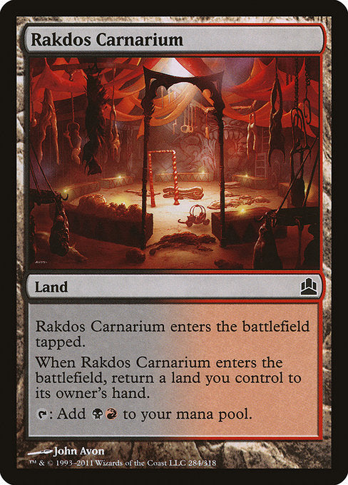 Rakdos Carnarium [Commander 2011] | Gam3 Escape