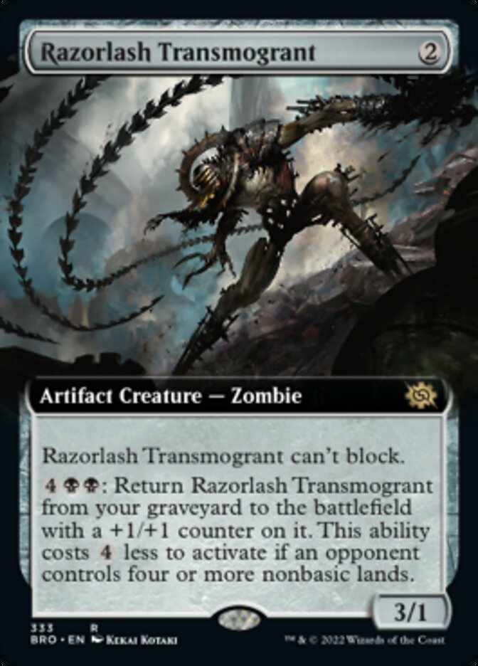 Razorlash Transmogrant (Extended Art) [The Brothers' War] | Gam3 Escape