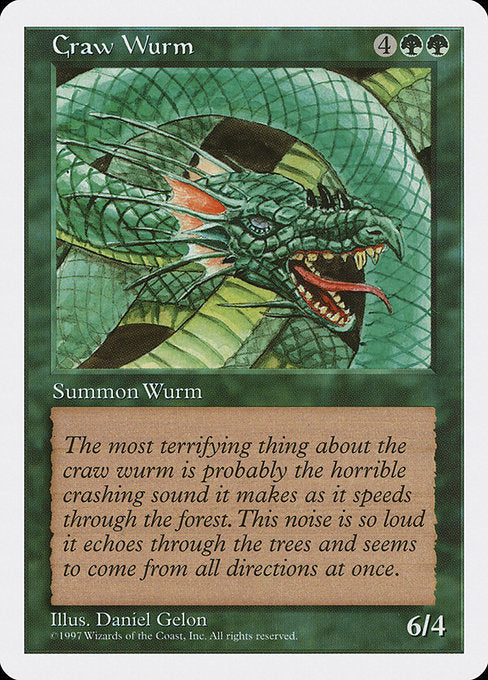 Craw Wurm [Fifth Edition] | Gam3 Escape