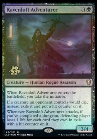 Ravenloft Adventurer [Commander Legends: Battle for Baldur's Gate Prerelease Promos] | Gam3 Escape