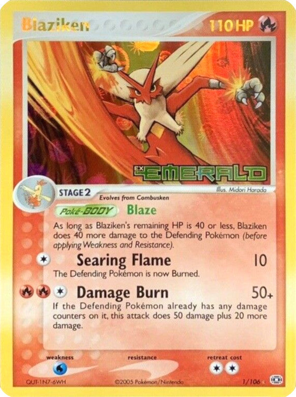 Blaziken (1/106) (Stamped) [EX: Emerald] | Gam3 Escape