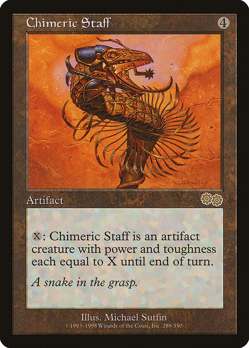 Chimeric Staff [Urza's Saga] | Gam3 Escape