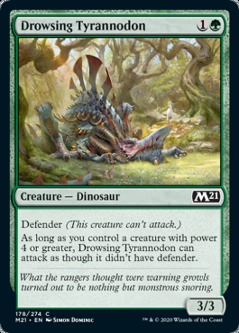 Drowsing Tyrannodon [Core Set 2021] | Gam3 Escape