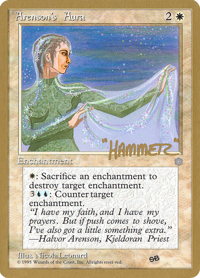 Arenson's Aura (Shawn "Hammer" Regnier) (SB) [Pro Tour Collector Set] | Gam3 Escape