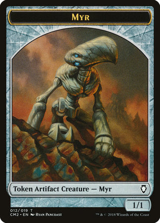 Myr Token [Commander Anthology Volume II Tokens] | Gam3 Escape