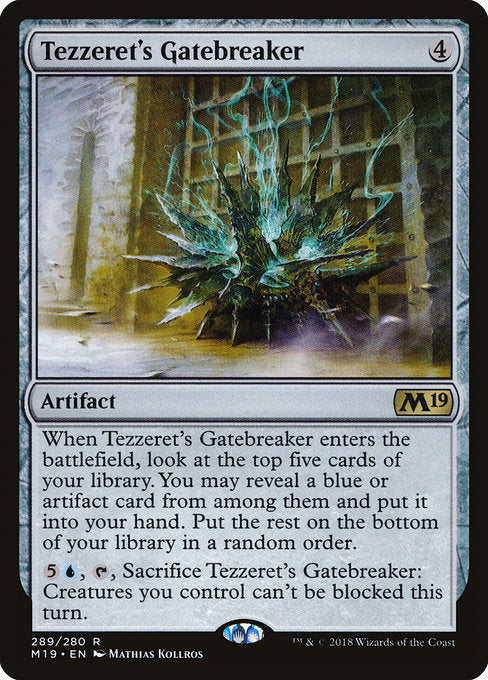 Tezzeret's Gatebreaker [Core Set 2019] | Gam3 Escape