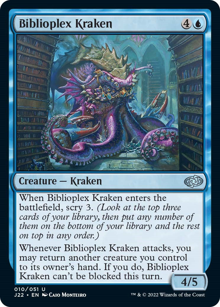 Biblioplex Kraken [Jumpstart 2022] | Gam3 Escape