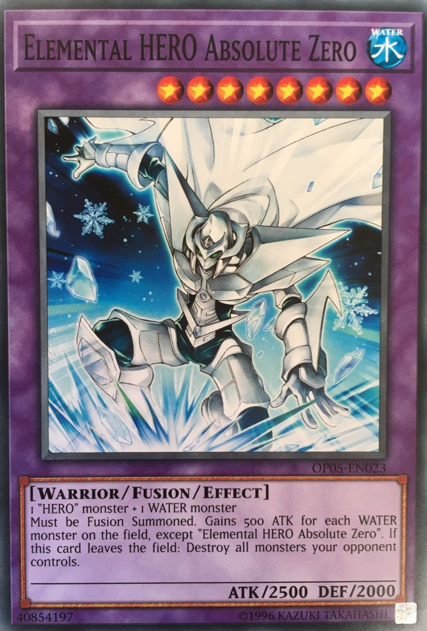 Elemental HERO Absolute Zero [OP05-EN023] Common | Gam3 Escape