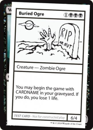 Buried Ogre (2021 Edition) [Mystery Booster Playtest Cards] | Gam3 Escape