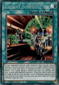 Urgent Schedule [LDS2-EN125] Secret Rare | Gam3 Escape