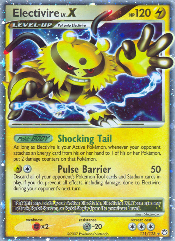 Electivire LV.X (121/123) [Diamond & Pearl: Mysterious Treasures] | Gam3 Escape