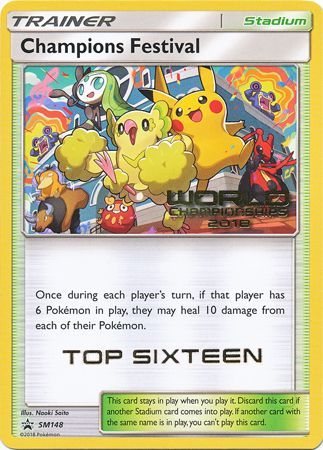 Champions Festival(SM148) (2018 Top Sixteen) [Sun & Moon: Black Star Promos] | Gam3 Escape