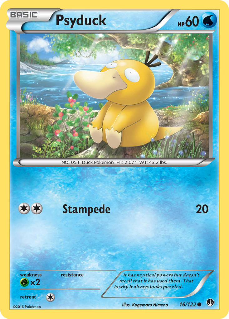 Psyduck (16/122) [XY: BREAKpoint] | Gam3 Escape