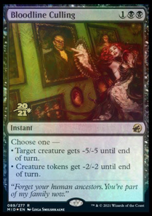 Bloodline Culling [Innistrad: Midnight Hunt Prerelease Promos] | Gam3 Escape