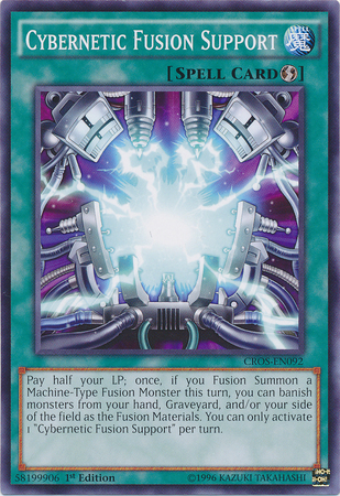 Cybernetic Fusion Support [CROS-EN092] Common | Gam3 Escape
