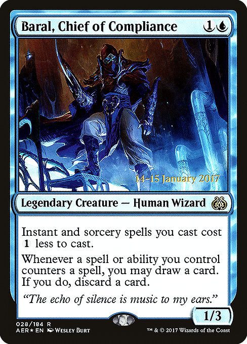 Baral, Chief of Compliance [Aether Revolt Promos] | Gam3 Escape