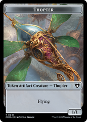 Thopter // Dragon (0020) Double-Sided Token [Commander Masters Tokens] | Gam3 Escape
