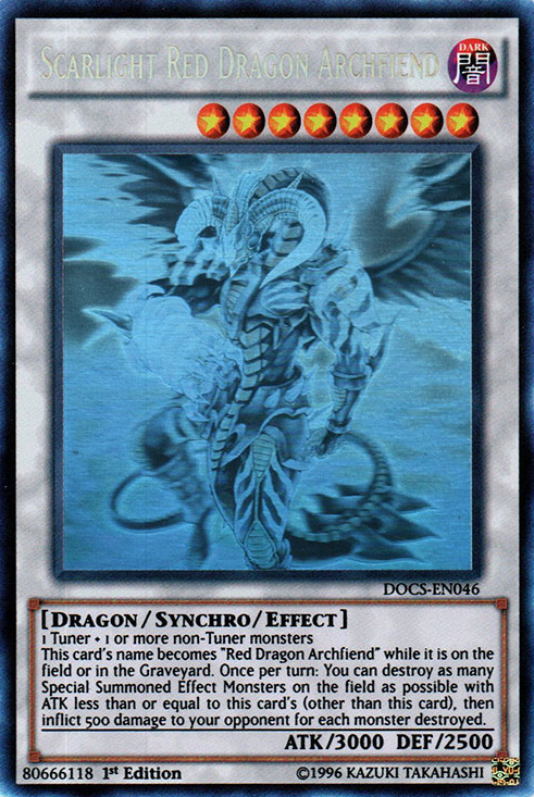 Scarlight Red Dragon Archfiend (Ghost) [DOCS-EN046] Ghost Rare | Gam3 Escape