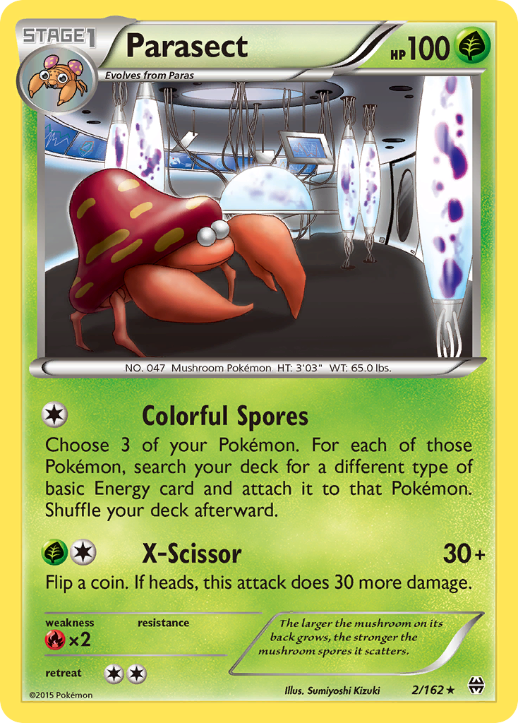 Parasect (2/162) [XY: BREAKthrough] | Gam3 Escape