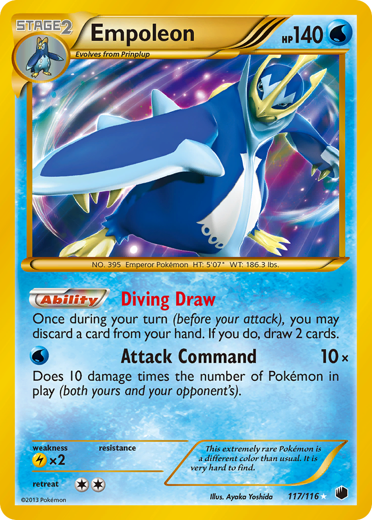 Empoleon (117/116) [Black & White: Plasma Freeze] | Gam3 Escape