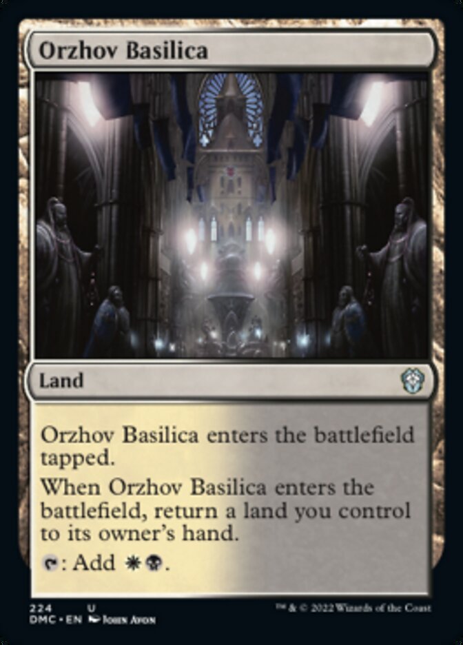 Orzhov Basilica [Dominaria United Commander] | Gam3 Escape