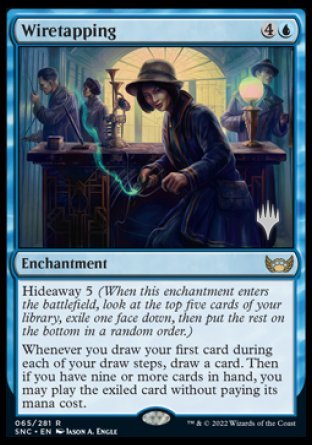 Wiretapping (Promo Pack) [Streets of New Capenna Promos] | Gam3 Escape