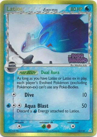 Latios (12/110) (Delta Species) (Stamped) [EX: Holon Phantoms] | Gam3 Escape