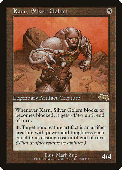 Karn, Silver Golem [Urza's Saga] | Gam3 Escape