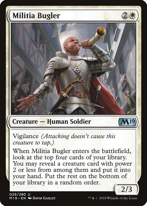 Militia Bugler [Core Set 2019] | Gam3 Escape