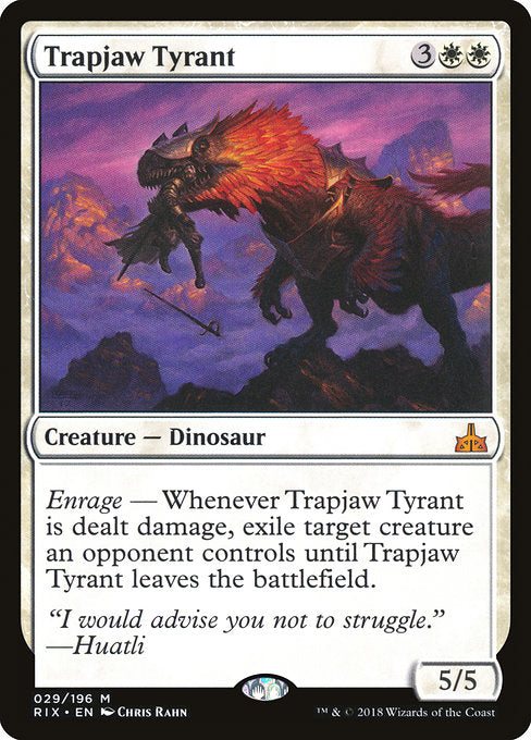 Trapjaw Tyrant [Rivals of Ixalan] | Gam3 Escape