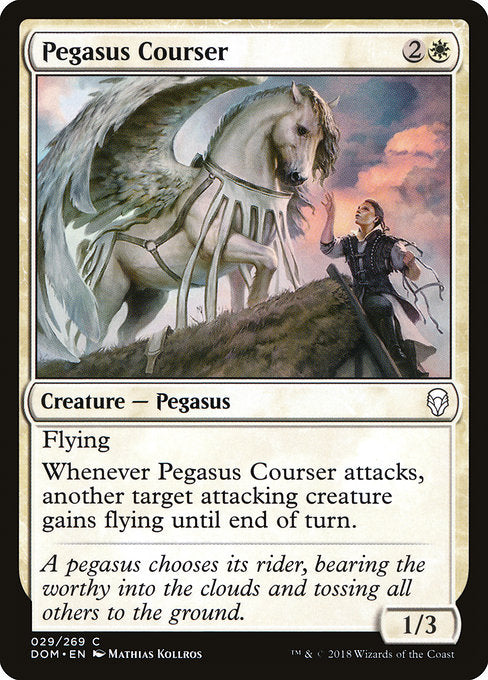 Pegasus Courser [Dominaria] | Gam3 Escape