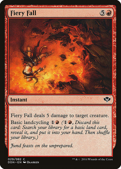 Fiery Fall [Duel Decks: Speed vs. Cunning] | Gam3 Escape