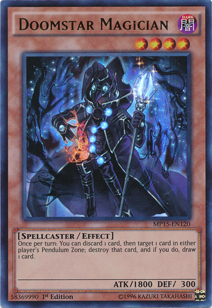 Doomstar Magician [MP15-EN120] Ultra Rare | Gam3 Escape