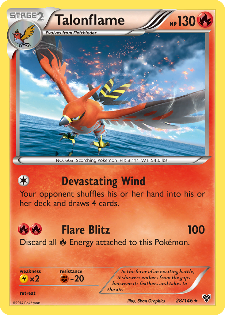 Talonflame (28/146) [XY: Base Set] | Gam3 Escape