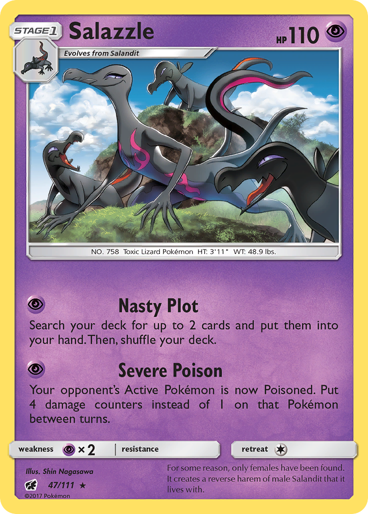 Salazzle (47/111) [Sun & Moon: Crimson Invasion] | Gam3 Escape