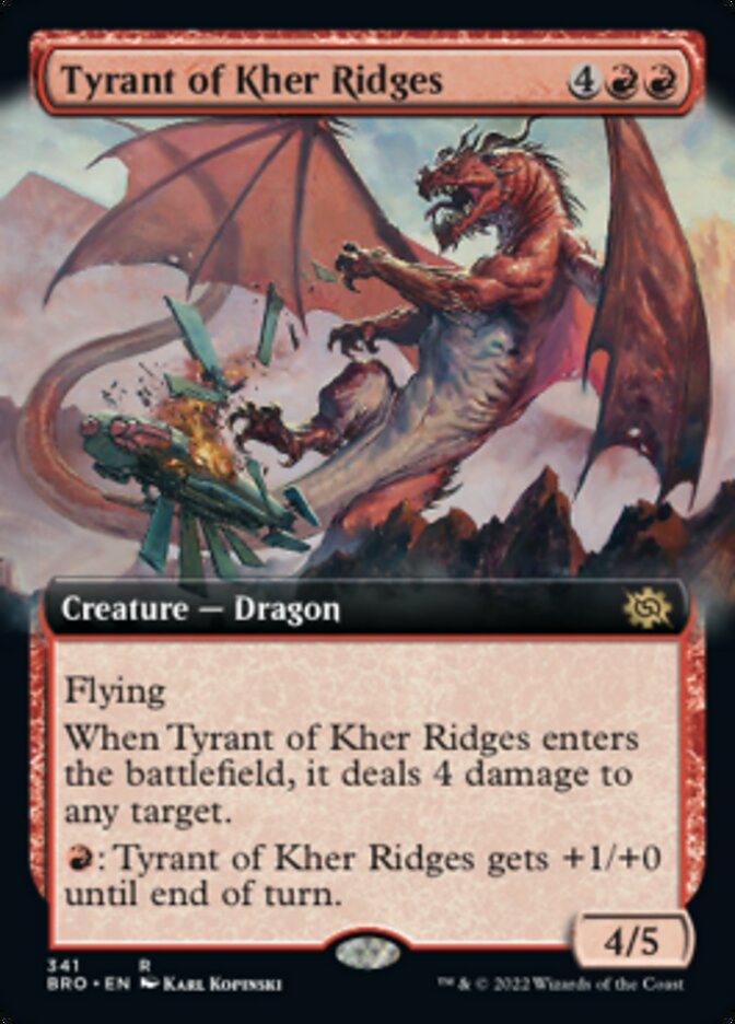 Tyrant of Kher Ridges (Extended Art) [The Brothers' War] | Gam3 Escape