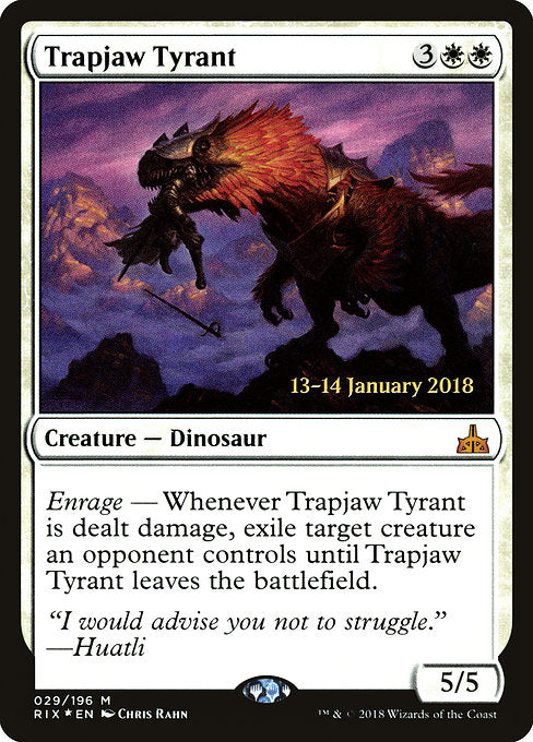 Trapjaw Tyrant [Rivals of Ixalan Promos] | Gam3 Escape