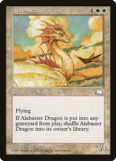 Alabaster Dragon [Weatherlight] | Gam3 Escape