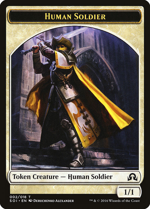 Human Soldier [Shadows over Innistrad Tokens] | Gam3 Escape