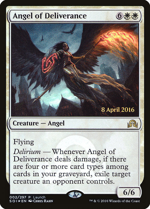 Angel of Deliverance [Shadows over Innistrad Promos] | Gam3 Escape