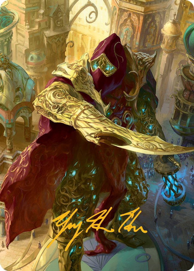 Baral, Chief of Compliance Art Card (Gold-Stamped Signature) [March of the Machine Art Series] | Gam3 Escape