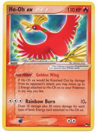 Ho-Oh ex (17/17) (Non-Holo) [POP Series 3] | Gam3 Escape