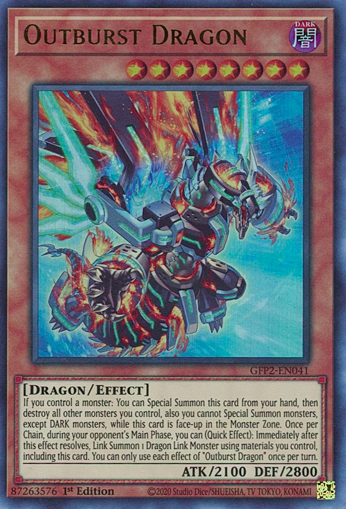 Outburst Dragon [GFP2-EN041] Ultra Rare | Gam3 Escape