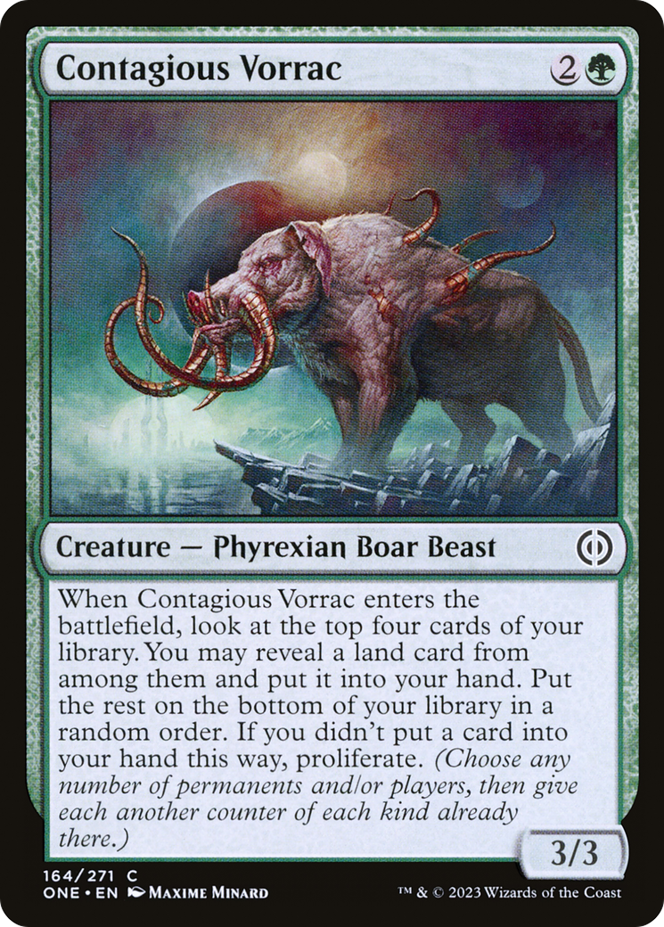Contagious Vorrac [Phyrexia: All Will Be One] | Gam3 Escape