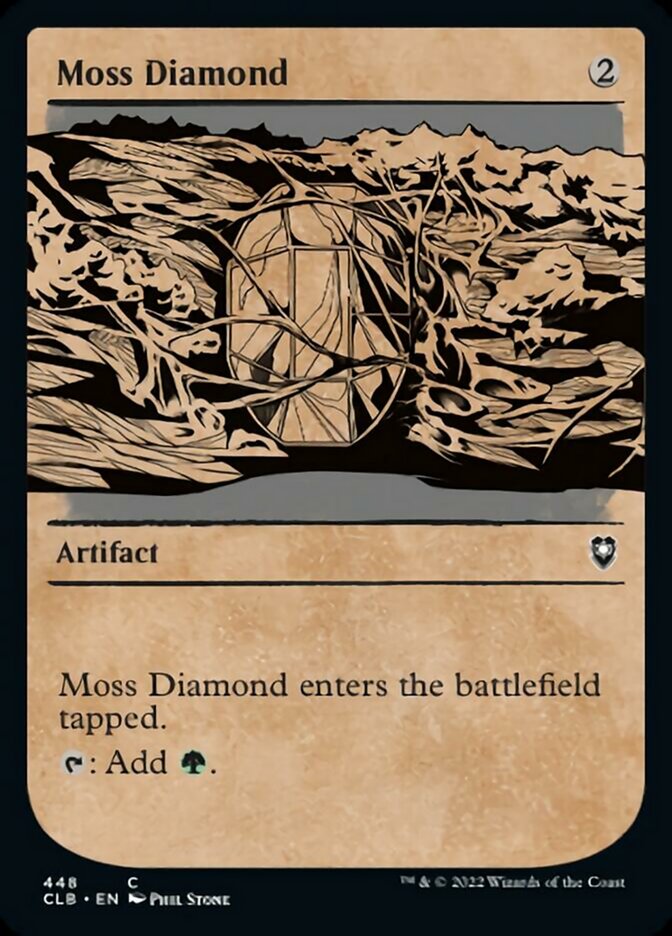 Moss Diamond (Showcase) [Commander Legends: Battle for Baldur's Gate] | Gam3 Escape