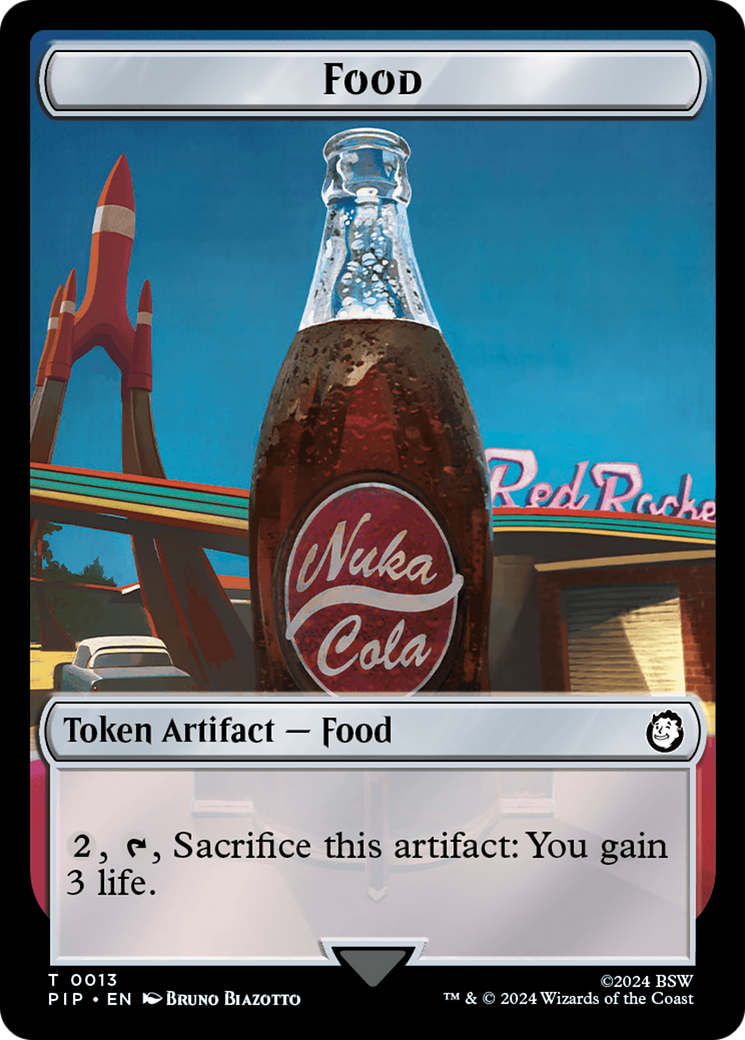 Food (0013) // Wasteland Survival Guide Double-Sided Token [Fallout Tokens] | Gam3 Escape