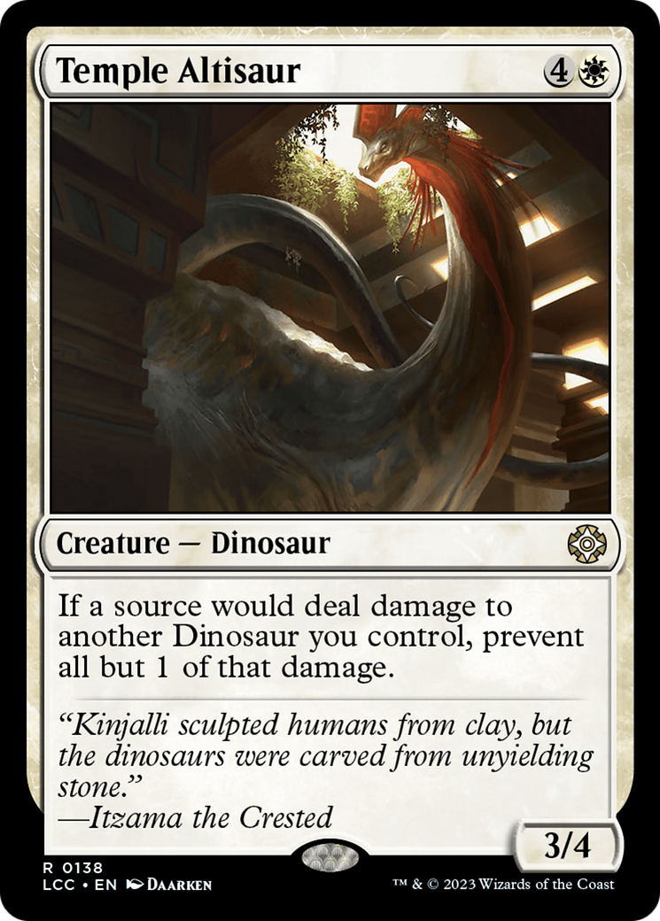 Temple Altisaur [The Lost Caverns of Ixalan Commander] | Gam3 Escape